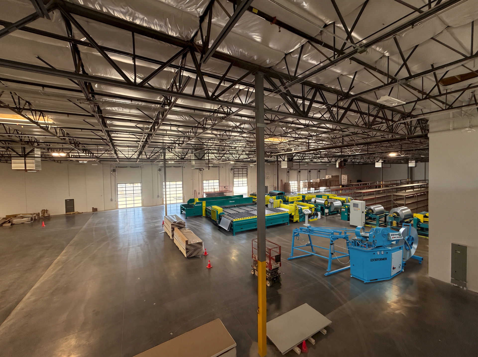 Wide view of the FABWERKS facility